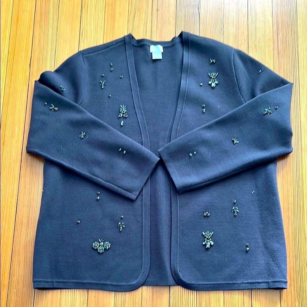 Chico’s Rhinestone Cardigan NWOT